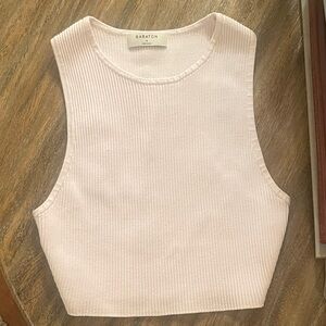 Babaton from Artizia Soft lavender Ribbed Crop Top